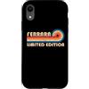 Customized Last Name Gifts Matching Fami Custodia per iPhone XR FERRARA Surname Retro Vintage 80s 90s Birthday Reunion