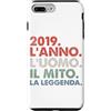 Vintage 2019 Anni Nascita Retrò Ispirato Custodia per iPhone 7 Plus/8 Plus Uomo Italiano Mito Leggenda Nascita Anno 2019 Retrò 2019