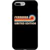 Customized Last Name Gifts Matching Fami Custodia per iPhone 7 Plus/8 Plus FERRARA Surname Retro Vintage 80s 90s Birthday Reunion
