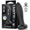 InToYou Tiany Thrusting Led Lighted Anal Plug with Remote Control Black