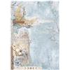 Carta di riso Secret Diary luna e fiori Stamperia
