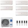 Haier Penta Split 9+9+9+9+12 Flexis Plus Bianco 5U90S2SS5FA 4X AS25S2SF1FA-MW3 + AS35S2SF1FA-MW3 Condizionatore WiFi A++ A+