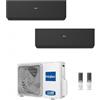 Haier Dual Split 7+7 Btu Expert Nero WiFi 2.0+2.0 kW 2U40S2SM1FA AS20XCAHRA-MB AS20XCAHRA-MB Condizionatore R-32