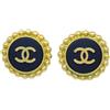 CHANEL Pre-Owned - Orecchini a clip CC 1995 - Donna - placcatura in oro - Taglia unica