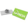 Spille rettangolari personalizzate in plastica piccole 19 x 11 mm personalizzate o neutre
