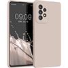 kwmobile Cover per Samsung Galaxy A53 5G Custodia - Back Case per Smartphone in Silicone TPU - Protezione Gommata - coconut swirl