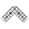 Foster Piano cottura a gas ad angolo 7238 042 finitura acciaio inox da 97x97 cm