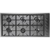 Foster Piano cottura a gas 7639 006 finitura acciaio PVD gun metal da 115 cm