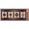 Foster Piano cottura a gas 7681 008 finitura acciaio PVD copper da 111 cm