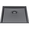 Foster Lavello una vasca 5554 246 finitura acciaio PVD gun metal da 44.6x44.6 cm