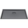 Foster Lavello una vasca 5557 246 finitura acciaio PVD gun metal da 75.6x44.6 cm