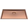 Foster Lavello una vasca 5557 348 finitura acciaio PVD copper da 74x43 cm