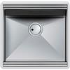 Foster Lavello una vasca 1013 850 finitura acciaio inox da 51x50 cm