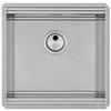 Foster Lavello una vasca 1031 850 finitura acciaio inox da 47x46.6 cm