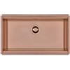 Foster Lavello una vasca 1034 858 finitura acciaio PVD copper da 79x46.6 cm