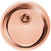 Foster Lavello rotondo a una vasca 1130 868 finitura acciaio PVD copper da Ø42.5 cm