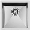 Foster Lavello una vasca 1214 850 finitura acciaio inox da 45x45 cm