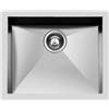 Foster Lavello una vasca 1215 850 finitura acciaio inox da 55x45 cm