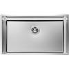 Foster Lavello una vasca 1257 850 finitura acciaio inox da 78x47 cm