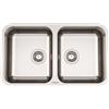 Foster Lavello due vasche 1303 860 finitura acciaio inox da 76.1x44.6 cm