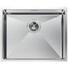 Foster Lavello una vasca 1715 850 finitura acciaio inox da 54x44 cm