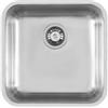 Foster Lavello una vasca 1840 850 finitura acciaio inox da 43.6x43.6 cm