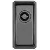 Foster Lavello una vasca 2151 856 finitura acciaio PVD gun metal da 22.2x44.2 cm