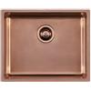 Foster Lavello una vasca 2155 888 finitura acciaio PVD copper da 54x44 cm
