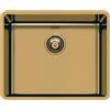 Foster Lavello una vasca 2155 889 finitura acciaio PVD gold da 54x44 cm
