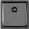 Foster Lavello una vasca 2156 856 finitura acciaio PVD gun metal da 44x44 cm