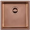 Foster Lavello una vasca 2156 888 finitura acciaio PVD copper da 44x44 cm