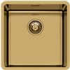 Foster Lavello una vasca 2156 889 finitura acciaio PVD gold da 44x44 cm
