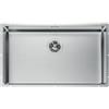 Foster Lavello a una vasca 2157 840 finitura acciaio inox da 75x44 cm