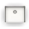 Foster Lavello una vasca 4350 051 finitura acciaio inox da 51.6x41.6 cm