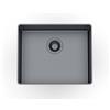 Foster Lavello una vasca 4350 056 finitura acciaio PVD gun metal da 51.6x41.6 cm