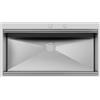 Foster Lavello una vasca 1018 050 finitura acciaio inox da 102.4x56 cm
