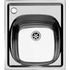 Foster Lavello una vasca 1144 002 finitura acciaio inox da 44x50 cm - Vasca a sinistra