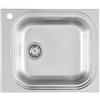 Foster Lavello una vasca 1511 001 finitura acciaio inox da 59x50 cm - Vasca a destra