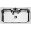 Foster Lavello una vasca 1555 600 finitura acciaio inox da 97x50 cm