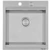 Foster Lavello una vasca 1031 050 finitura acciaio inox da 48.6x52 cm