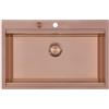 Foster Lavello una vasca 1034 058 finitura acciaio PVD copper da 80.6x52 cm