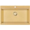 Foster Lavello una vasca 1034 059 finitura acciaio PVD gold da 80.6x52 cm