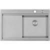 Foster Lavello una vasca con gocciolatoio a sinistra 1040 051 finitura acciaio inox da 80.6x52 cm
