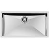 Foster Lavello una vasca 1218 050 finitura acciaio inox da 86.4x46.4 cm