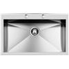 Foster Lavello una vasca 1219 050 finitura acciaio inox da 84x51 cm