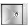 Foster Lavello una vasca 1235 050 finitura acciaio inox da 54x44 cm