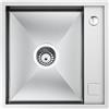 Foster Lavello una vasca 1236 050 finitura acciaio inox da 44x44 cm