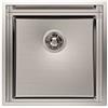 Foster Lavello una vasca 1254 050 finitura acciaio inox da 47x47 cm