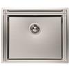 Foster Lavello una vasca 1255 050 finitura acciaio inox da 57x47 cm