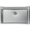 Foster Lavello una vasca 1257 050 finitura acciaio inox da 78x47 cm